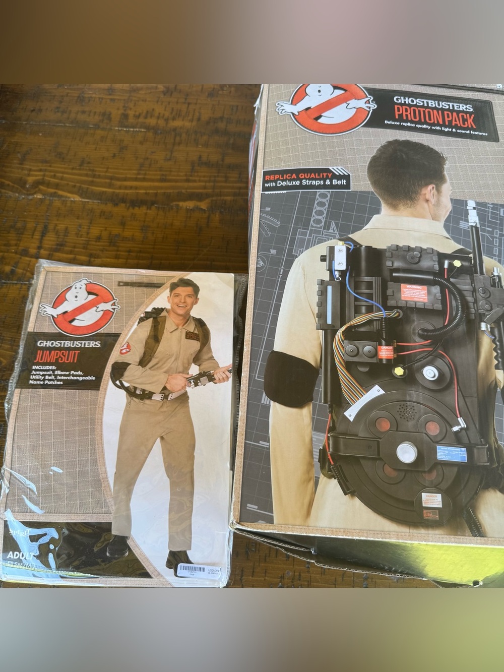 Spirit ghostbusters proton pack and costume adult s/m
